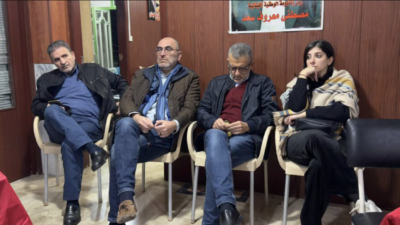 لقاء سياسي في مقر اللجنة المركزية للتنظيم الشعبي الناصري بحضور النائب أسامة سعد