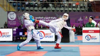 35 ميدالية عربية في ختام الدوري العالمي للكاراتيه بالفجيرة