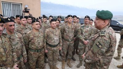 تفقُّد قائد الجيش بالنيابة قيادة لواء المشاة الثالث في جب جنين – البقاع الغربي