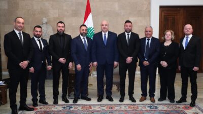 عون خلال استقباله وفدًا من نقابة الأطباء البيطريين : للحفاظ على السلامة الغذائية ومنع أي تلاعب بصحة المواطنين