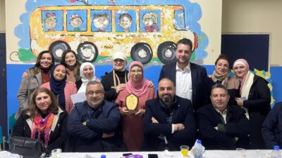 بهية الحريري رعت إفطاراً نظمته صباح درزي لتلامذة المدرسة اللبنانية الكويتية الرسمية