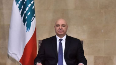 عون عرض الاوضاع مع رئيس حزب الكتائب