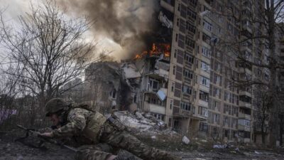 هجوم كبير في مدينة وسط أوكرانيا