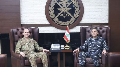 استقبالات العماد قائد الجيش