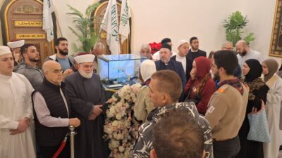 زيارة الأثر النبوي الشريف في طرابلس