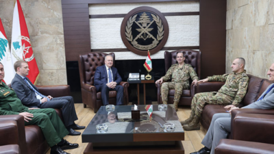 قائد الجيش استقبل السفير الروسي وعسيران ولاثارو