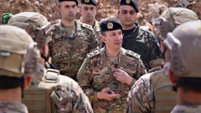 تفقُّد قائد الجيش عددًا من الوحدات المنتشرة في قطاع جنوب الليطاني