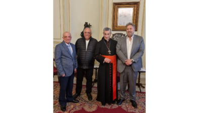 الراعي استقبل مجلس إدارة “تلي لوميار” وعرض أمورا كنسية وانمائية مع زواره