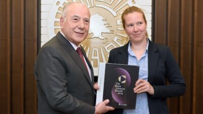 دبوسي بحث مع السكرتير الأول في السفارة الالمانية فرص التعاون بين لبنان وألمانيا من غرفة طرابلس الكبرى