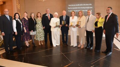 28/4/2025  أندية الليونز الدولية المنطقة 351 كرمت سيدات رائدات في طرابلس من بينهن المحامية سليمة ريفي لعطاءاتهن الانسانية والثقافية