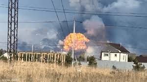 انفجار مدوٍ بمخزن ذخيرة في فلاديمير الروسية