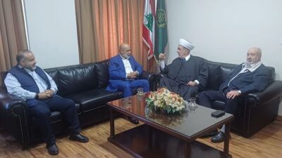 الجماعة الإسلامية تلتقي مفتي صيدا ومنطقتها الشيخ سليم سوسان