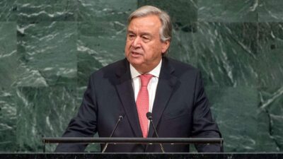 غوتيريش يعبّر عن صدمته بعد الضربة الروسية على أوكرانيا