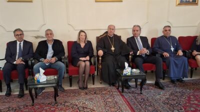 رئيس بلدية صيدا د. حازم بديع زار مطارنة صيدا     مهنئا بعيد الفصح المجيد:     العيد فسحة فرح وأمل بغد أفضل برغم الظروف الصعبة