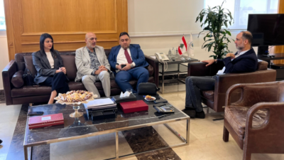 وزير الاشغال يلتقي وفد جمعية المودعين