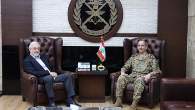 استقبالات العماد قائد الجيش