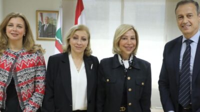 اللبنانية الأولى استقبلت المدير الإقليمي بالنيابة لهيئة الأمم المتحدة للمرأة في الدول العربية