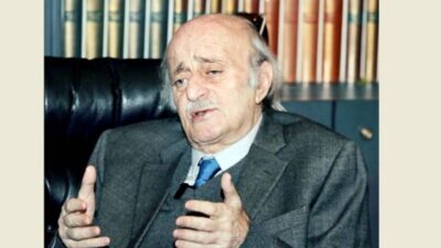 جنبلاط: الحرب قادمة وستكون طويلة والهلال الخصيب الإيراني انهار وتراجع