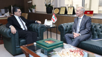 مرقص عرض وسفير أوستراليا العلاقات الإعلامية بارنز: لتطوير دور المؤسسات في لبنان