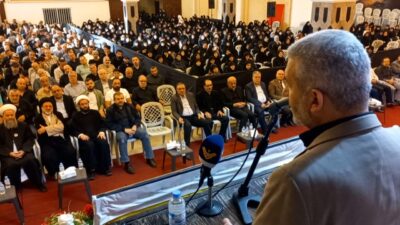 الوزير بيرم من الغازيه : ماضون على نهج المقاومة