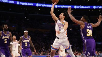 ثاندر ينهي سلسلة هزائمه بدوري السلة الأمريكي على حساب ليكرز