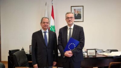 صدي استقبل رئيس قسم عمليات الشرق الاوسط وشمال افريقيا في بنك الاستثمار الأوروبي