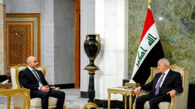 رئيس الجمهورية العراقي يتسلم أوراق اعتماد السفير اللبناني